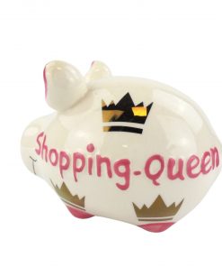 KCG Sparschwein, Seitenansicht mit Schriftzug "Shopping Queen"