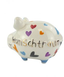 KCG Sparschwein, Seitenansicht mit Schriftzug "Wunschtraum"