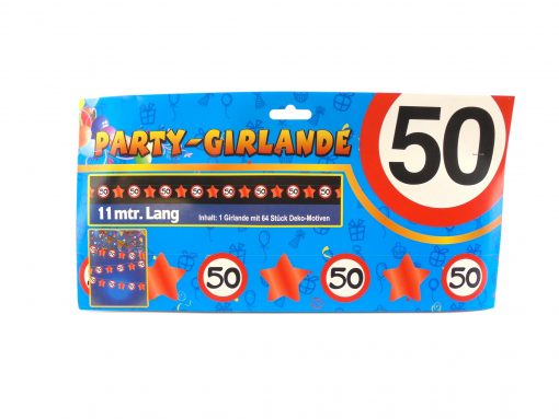 Party-Girlande zum 50. Geburtstag
