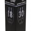 Sektglas in schwarz zum Geburtstag - 18, 30, 40, 50 und 60, Verpackung
