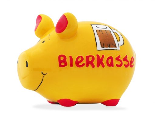 KCG Sparschwein mit Schriftzug "Bierkasse"