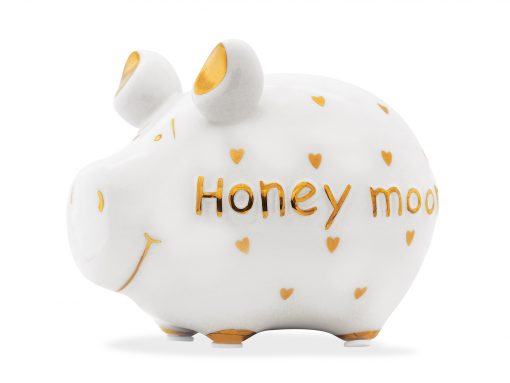 KCG Sparschwein mit Schriftzug "Honey Moon"
