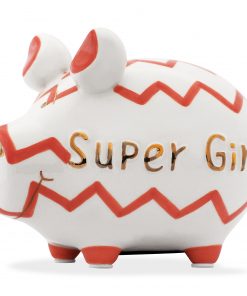 KCG Sparschwein mit Schriftzug "Super Girl"