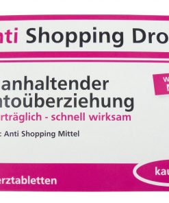 Scherztabletten "Anti Shopping Drops"