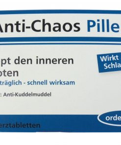 Scherztablette "Anti-Chaos Pille"