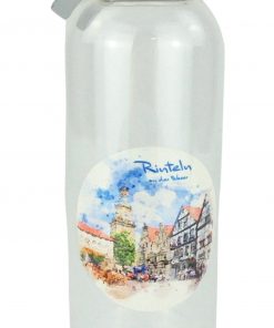Glasflasche mit Schlaufe "Rinteln an der Weser"