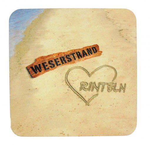 Untersetzer "Weserstrand - ♥ Rinteln"