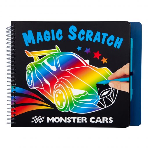 Monster Cars Magic Scratch Book