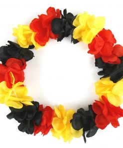 Hawaii-Kette im Deutschland-Design mit großen Blüten