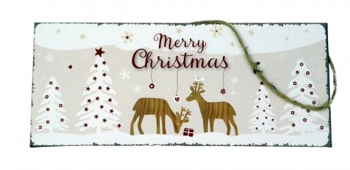 Weihnachts-Schild "Merry Christmas"