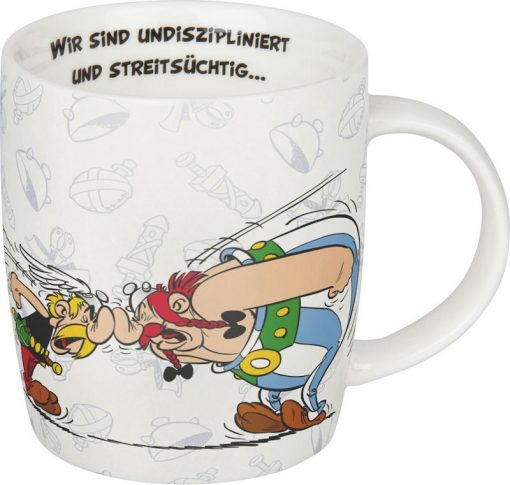 Könitzer Kaffeebecher "Asterix - ... aber wir lieben unsere Freunde!"
