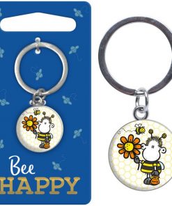Sheepworld Mini-Schlüsselanhänger - Bee Happy