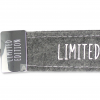 Glücksfilz Anhänger in dunklem grau "Limited Edition"