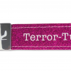 Glücksfilz Anhänger glitzernd in pink "Terror Tussi"