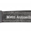 Schlaufen Schlüsselanhänger "Glücksfilz - Mein Autoschlüssel" mit Metallabschluss