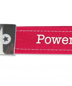 Schlaufen Schlüsselanhänger "Glücksfilz - Powerfrau" mit Metallabschluss