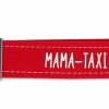 Schlaufen Schlüsselanhänger "Glücksfilz - Mama-Taxi" mit Metallabschluss
