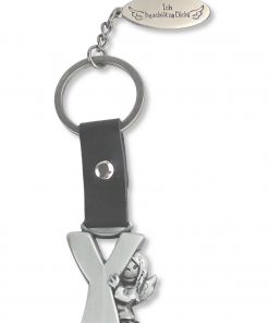 Schutzengel mit Buchstabe "Y" als Schlüsselanhänger