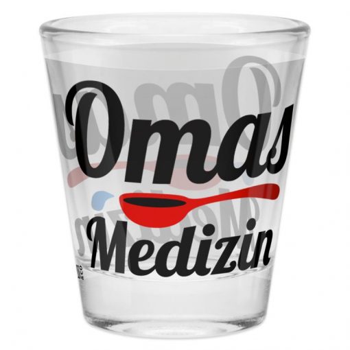Sheepworld Schnapsglas "Omas Medizin"