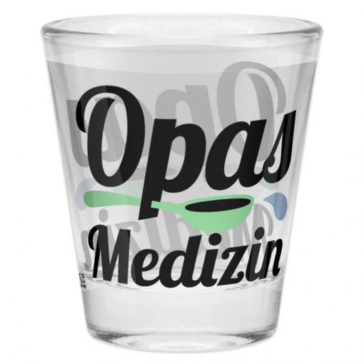 Sheepworld Schnapsglas "Opas Medizin"