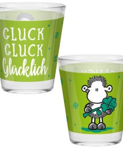 Sheepworld Schnapsglas "Gluck Gluck Glücklich"