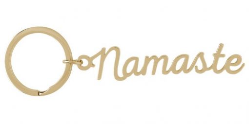 Schlüsselanhänger mit Schriftzug - Namaste