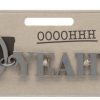 Schlüsselanhänger mit Schriftzug - YEAH! auf Headerkarte