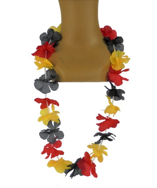 Hawaii-Kette im Deutschland-Design mit kleinen Blüten