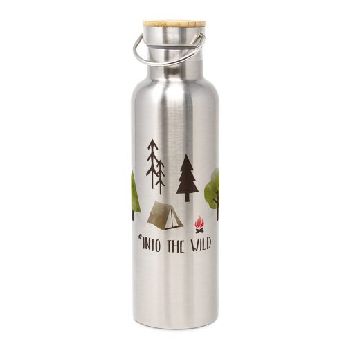 ppd Edelstahl-Thermosflasche "Into the Wild"