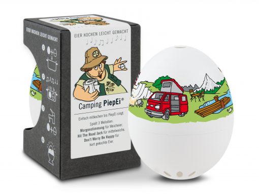 Camping PiepEi – Eieruhr zum Mitkochen mit Verpackung