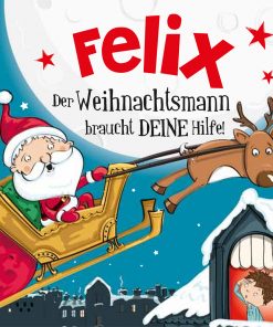 Personalisierte Weihnachtsgeschichte für Felix