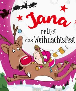 Personalisierte Weihnachtsgeschichte für Jana
