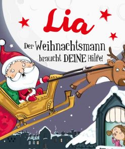 Personalisierte Weihnachtsgeschichte für Lia