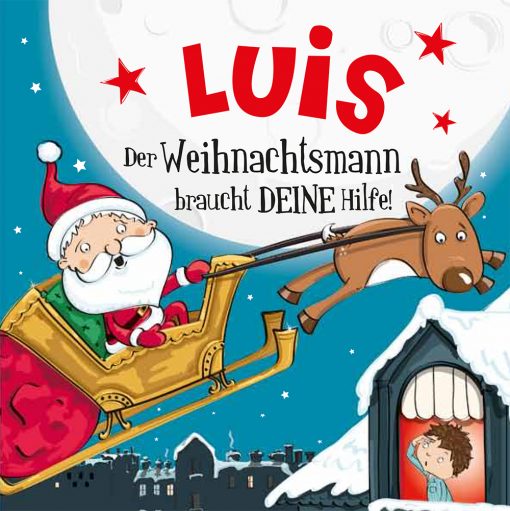 Personalisierte Weihnachtsgeschichte für Luis