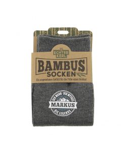 Echter Kerl – Socken aus Bambus – Markus