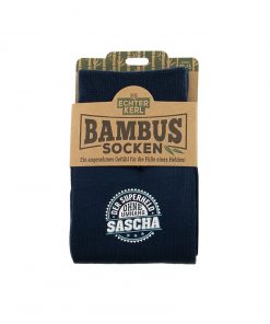 Echter Kerl – Socken aus Bambus – Sascha