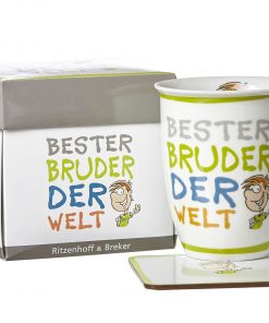 Becher „Bester Bruder der Welt“ mit Henkel – Ritzenhoff & Breker