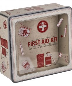 Metalldose "First Aid Kit" mit Sichtfenster