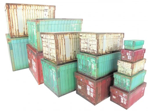 Geschenkkartonage "Container", verschiedene Größen