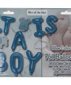 Folien-Luftballon-Set "It is a boy"