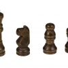 Holz-Brettspiel SchachHolz-Brettspiel Schach, Figuren in schwarz