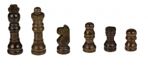 Holz-Brettspiel SchachHolz-Brettspiel Schach, Figuren in schwarz