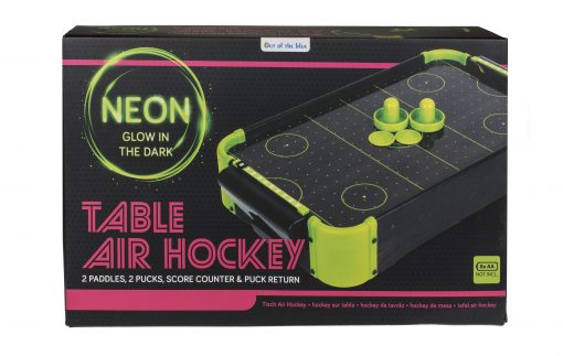 Tisch-Airhockey, leuchtet im Dunklen, Verpackung