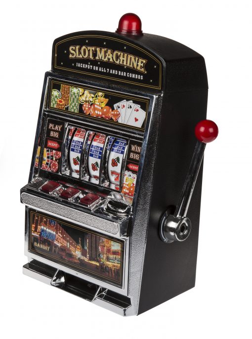 Spardose "Spielautomat" mit Sound & LED