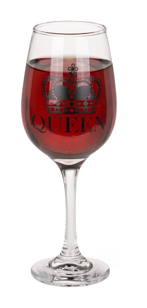 Glas-Trinkglas "King & Queen", 2er-Setet "Queen"