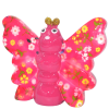 Pomme-Pidou Spardose "Schmetterling Bibi" Spring Flowers Pink