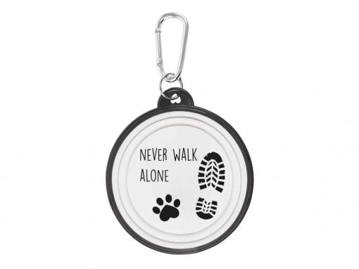 Faltbarer Hundenapf to-go - Never walk alone