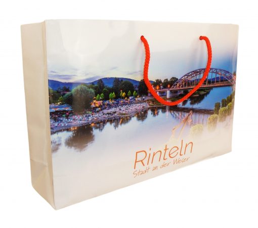 Geschenktasche mit Foto "Rinteln - Stadt an der Weser"