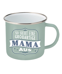 Top-Lady Emaille-Becher Mama (Großartige)