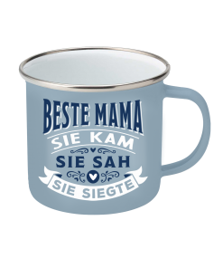Top-Lady Emaille-Becher Beste Mama (Sie kam)